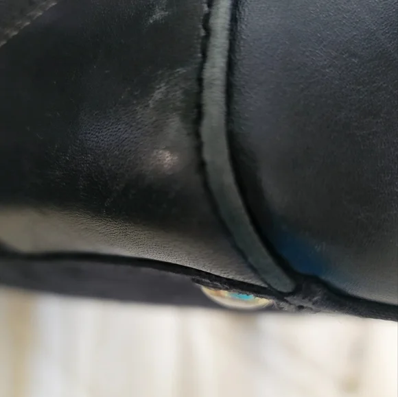 COACH Monogram Canvas Signature Logo Shoulder/ Handbag - Picture 13 of 16